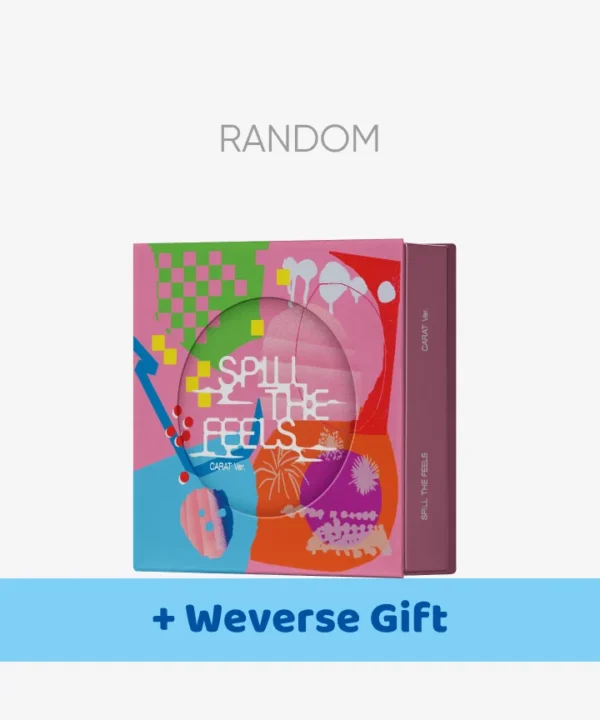 [WEVERSE] SEVENTEEN - 12th Mini Album 'SPILL THE FEELS' (CARAT Ver. ) (Random)