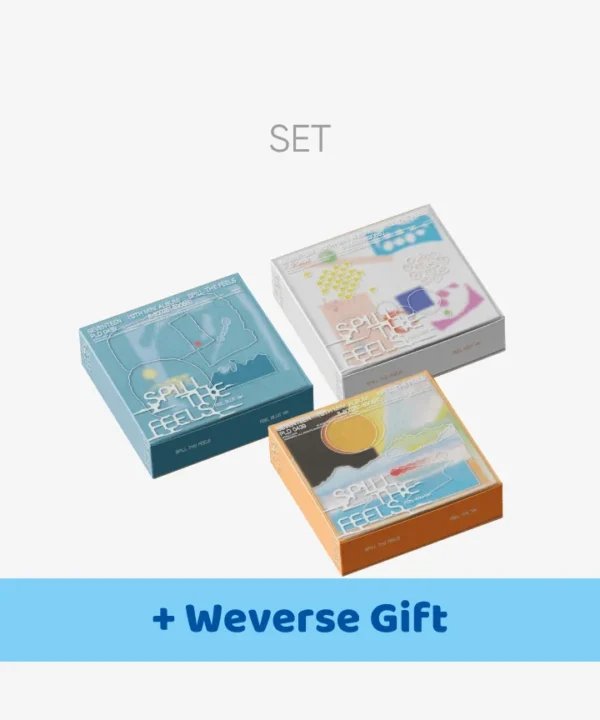 [WEVERSE] SEVENTEEN - 12th Mini Album 'SPILL THE FEELS' (Set)