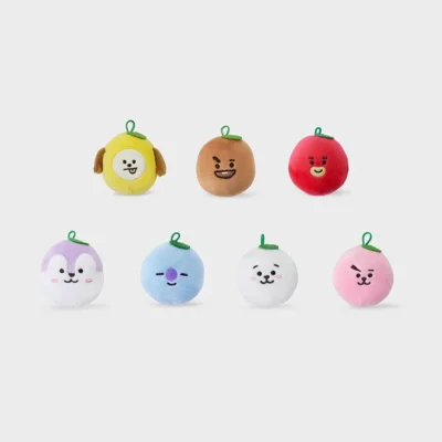BT21 Squishy Plush Toy Set Chewy Chewy Chimmy