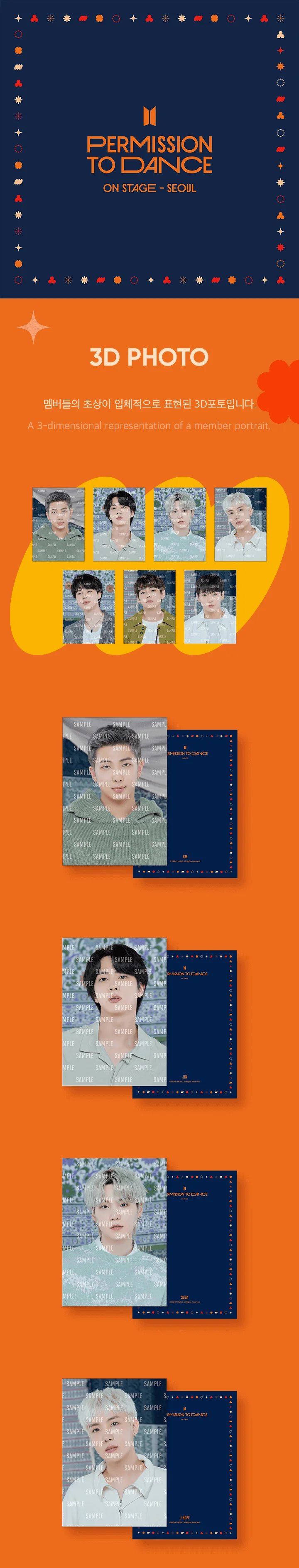 BTS PTD On Stage 3D Photo