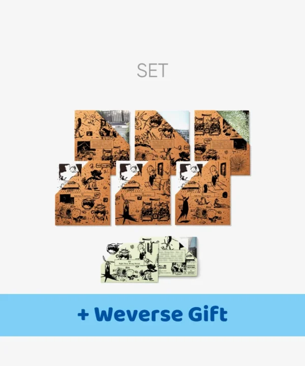BTS-RM-Right-Place-Wrong-Person-0-Weverse-Albums-ver.-Set-Gift RM (BTS) | 'Right Place, Wrong Person' (Set) + 'Right Place, Wrong Person' (Weverse Albums ver.) – Image 1