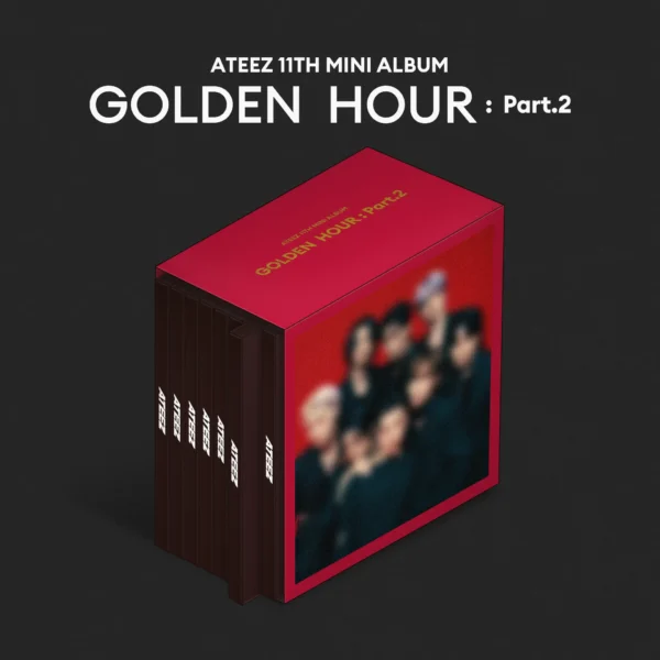 ATEEZ | 11TH MINI ALBUM [GOLDEN HOUR : Part.2] DIGIPACK VER. Set + POB – Image 1