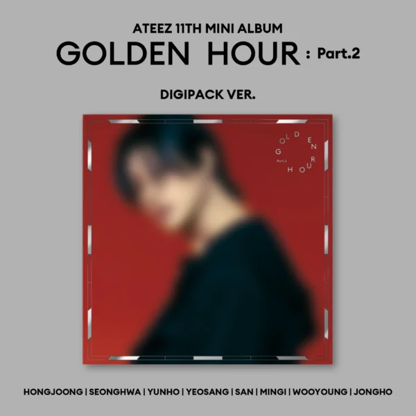 ATEEZ | 11TH MINI ALBUM [GOLDEN HOUR : Part.2] DIGIPACK VER. Set + POB – Image 9