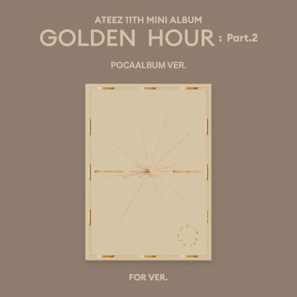 ATEEZ | 11TH MINI ALBUM [GOLDEN HOUR : Part.2] POCA VER. Set + TOQTOK POB – Image 5