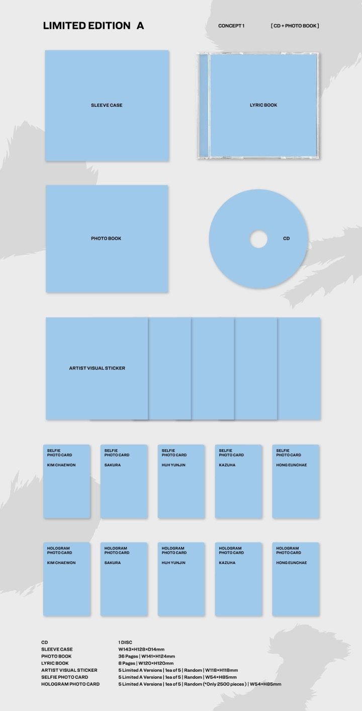 LE SSERAFIM - 3rd Single 'CRAZY' Limited Edition A (Edition Japonnaise)
