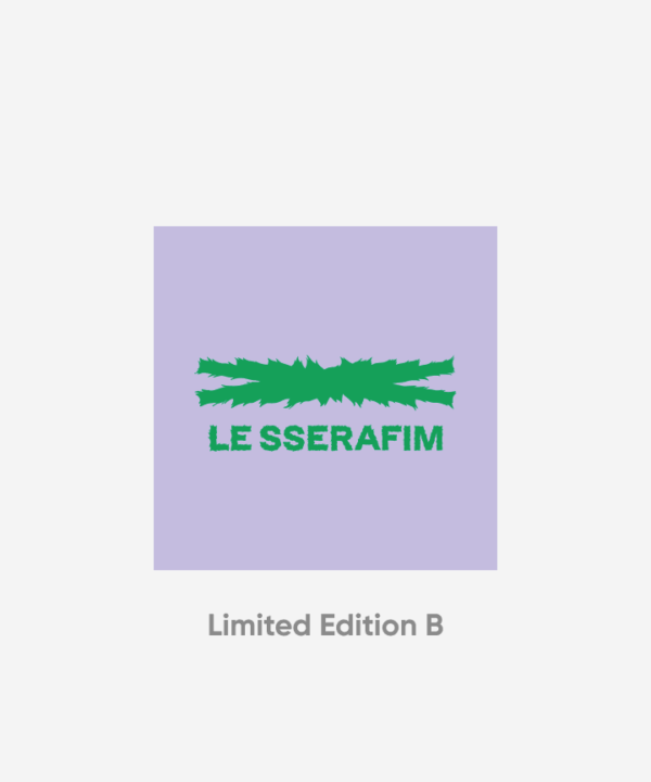 LE SSERAFIM - JAPAN 3rd Single 'CRAZY' Limited Edition B LE SSERAFIM - 3rd Single 'CRAZY' Limited Edition B (Edition Japonnaise)
