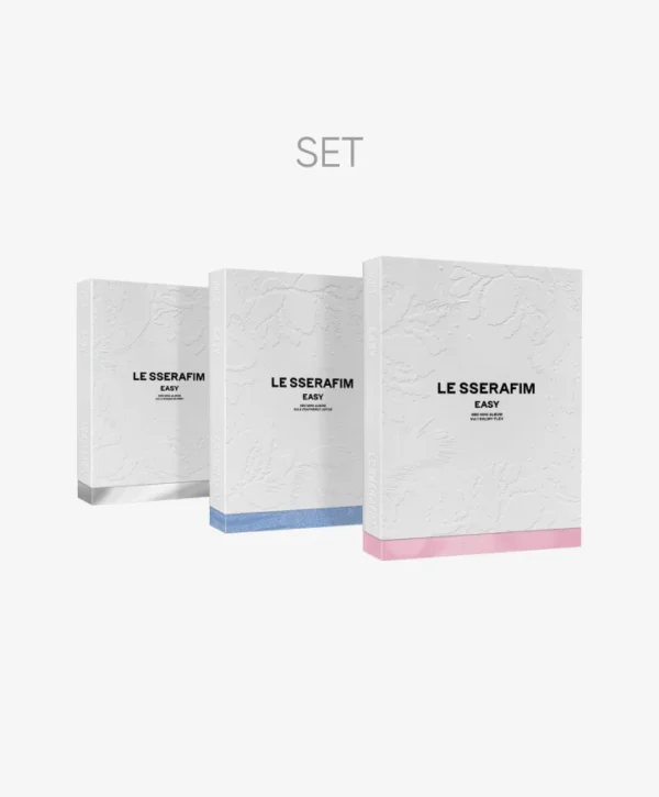 LE SSERAFIM - 3rd Mini Album EASY (Set) LE SSERAFIM - 3rd Mini Album EASY (Set)
