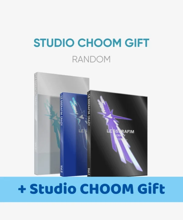 [STUDIO CHOOM] LE SSERAFIM - 4th Mini Album CRAZY (Random)