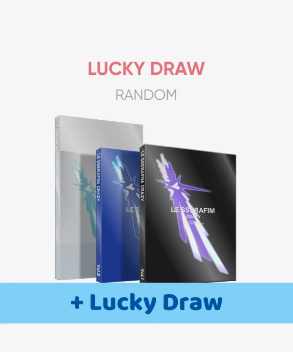 [Lucky Draw] LE SSERAFIM - 4th Mini Album CRAZY (Random)