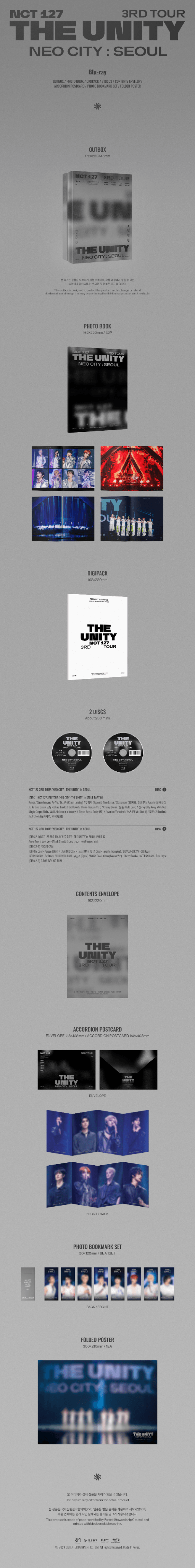 NCT 127 - 3RD TOUR 'NEO CITY - SEOUL - THE UNITY’ Blu-ray 1