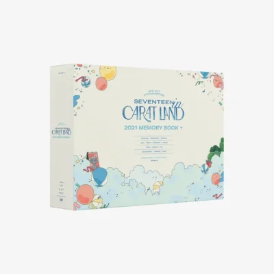 SEVENTEEN - 2021 'SEVENTEEN in CARAT LAND' MEMORY BOOK + DVD