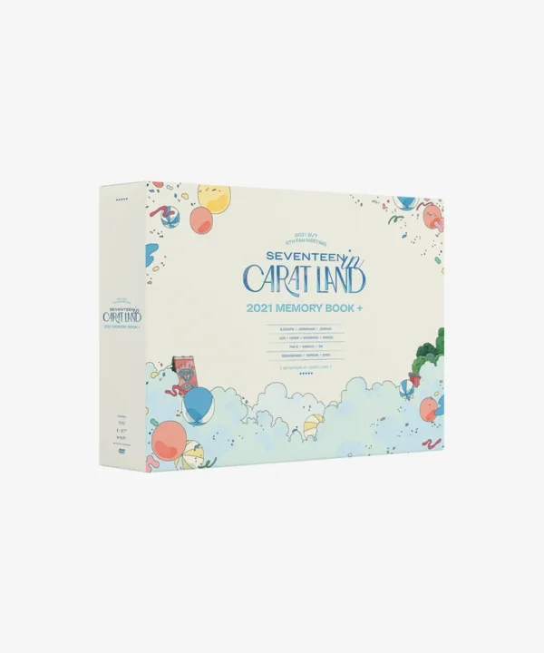 SEVENTEEN - 2021 'SEVENTEEN in CARAT LAND' MEMORY BOOK + DVD SEVENTEEN - 2021 'SEVENTEEN in CARAT LAND' MEMORY BOOK + DVD