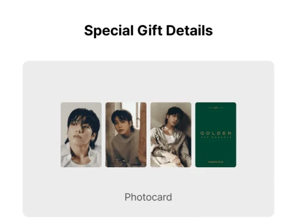 JUNG KOOK (BTS) | Golden (Random) Special Gift – Image 2