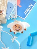 bt21 angel plush keyring angel & villain shooky 1