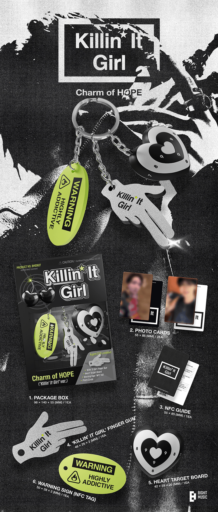 j hope (bts) | charm of hope (killin' it girl ver.)