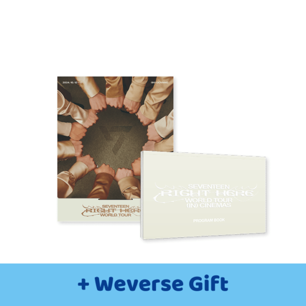 seventeen world tour [right here] dc + program book set 0 weverse gift